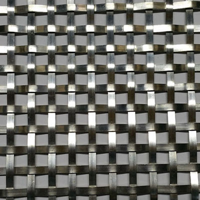 Dekoratives starkes Flachgewebtes Metallnetz Architektonisches Edelstahldrahtnetz