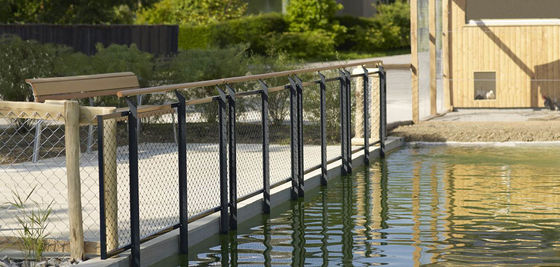 UV-beständiges Edelstahl-Drahtseilnetz mit langer Lebensdauer und ungiftigen Eigenschaften für Zoozäune und Vogelvolieren