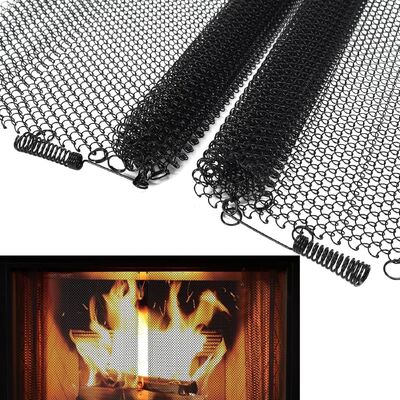 Hitzebarriere-Metallkettenglied-Maschenvorhang, der für den Kaminschirm verwendet wird