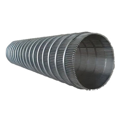 50 100 150 Mikrometer V-förmiges Edelstahl-Drahtrohr-Keildrahtfiltergewebe