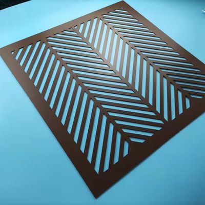 2.0mm Stärke durchlöcherte dekorativen Mesh Panels Laser Cut Facade-Edelstahl