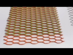 2 mm Platte Aluminium Erweiterte Verkleidung Dekoratives Mesh Metallbildschirm