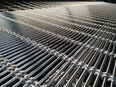 Flexible Anodisierte Metallnetze Treppengeländer 5,3 kg/m2 Architekturkabelnetz