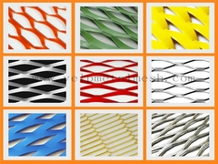 Pulverbeschichtete Wandverkleidung Erweitertes Metallfassadennetz