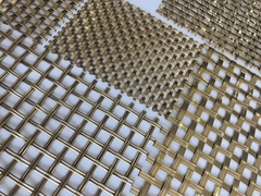 Antikorrosions-schneiden Architekturmessing-Mesh Round Wire And Flat-Draht