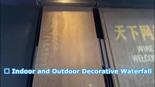 Hängende Hochzeits-Wasservorhang-Innenwasserfall-Bildschirm-Brunnen-Partitions-Dekoration