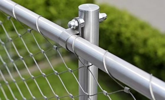 Rohrnetz aus Edelstahl 304/316 für Zoo-Gehege
