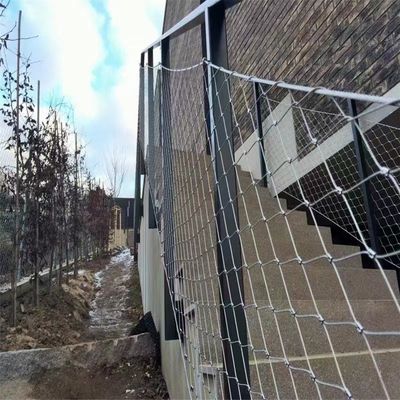 Flexibles und langlebiges 304 Edelstahl-Kabelnetz mit Diamantloch für Sicherheitsnetze