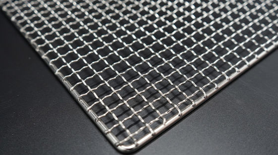 304 Edelstahl Grill Mesh 165-550mm Rundes Hochtemperaturbeständig