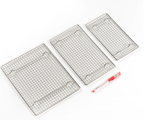 304 Edelstahl Grill Mesh 165-550mm Rundes Hochtemperaturbeständig
