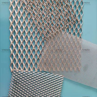 Hot Dip Galvanized Standard Expanded Metal Sheet Flachgeflachte Diamantdrahtnetzplatte