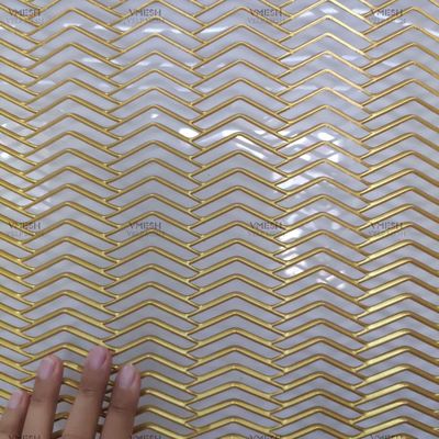 4mm Kohlenstoffstahl Gothic Streckmetallgitter für Dekoration