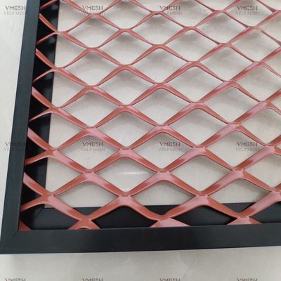 Aluminium Streckmetallgewebe eloxiert pulverbeschichtet Sonderfarben