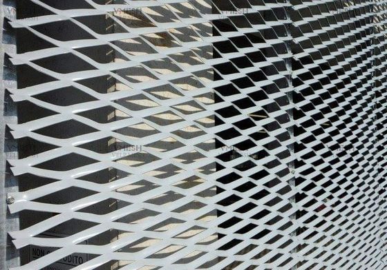 PVDF-Aluminium-ausgedehnte Metallnetzplatte für Gebäudekoration