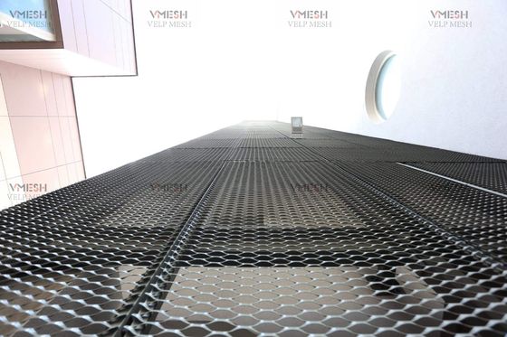 Kundenspezifische Deckenverkleidung aus Aluminium-Streckmetall 3003 eloxiert
