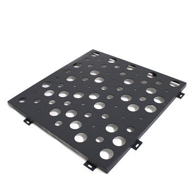Schwarze Aluminium-Perforationsplatte für Vorhangwand 1,8 mm