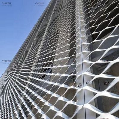Aluminium ausgedehntes Metallnetz 4x8 Fuß Kleines Loch Diamant Muster
