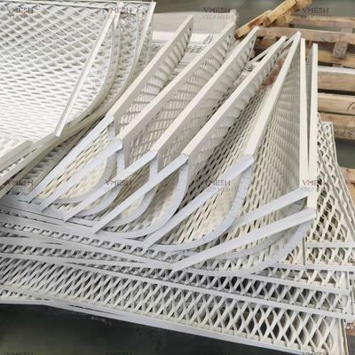 Aluminiumstreckmetall Mesh Suspended Ceilings Customization Dercorative