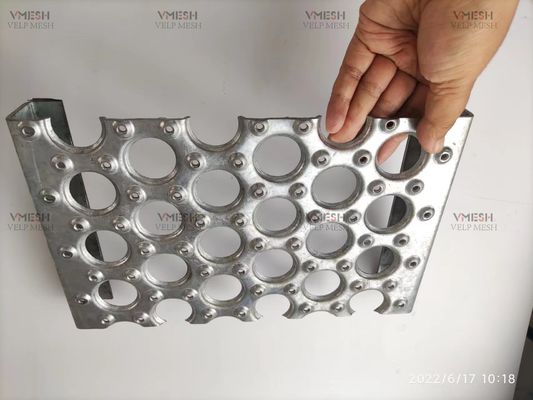 Aluminium 3,5 mm Runder Loch rutschfeste Sicherheitsgitter für Treppenbühnen