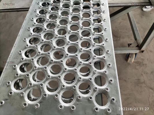 Galvanisierte Stahl-Diamantgriffgitter für Fahrbahnen zur industriellen Sicherheit