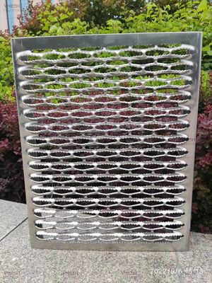 Aluminium 1060 Sicherheitsrost-Laufsteg mit Diamantlochung 12G 14G