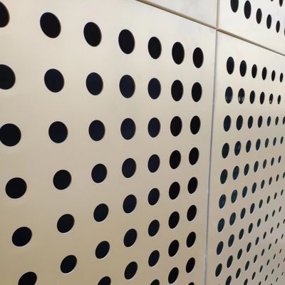 Galvanisierte Perforationsbleche mit runden Löchern zur Dekoration