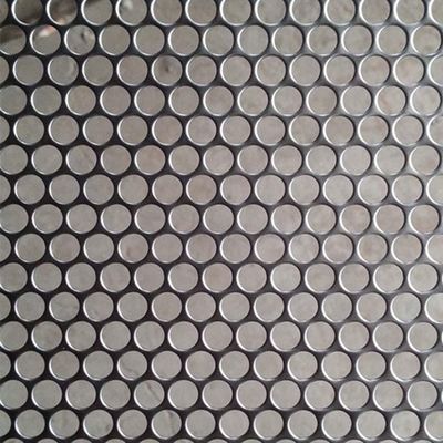Galvanisierte Perforationsbleche mit runden Löchern zur Dekoration