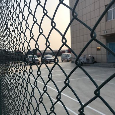 50x50mm Hot Dip Galvanized Chain Link Zaun 2,0mm Draht 10m Länge