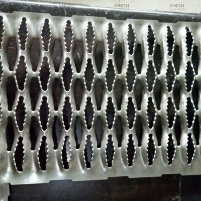 Schwergewicht 2-4m Grip Stütz Sicherheitsgitter Diamant Kanal Anti-Rutsch