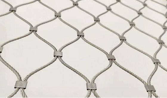 Edelstahldrahtseilnetz 80x80mm für Zoo-Tierkäfige