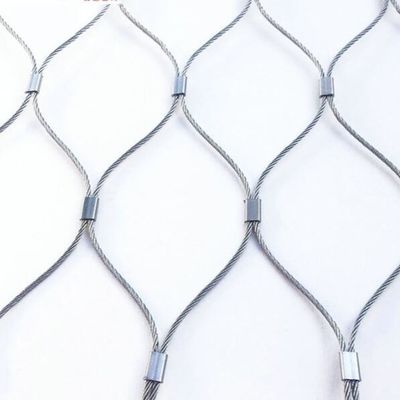 Stahlseilnetz aus Edelstahl SS304/316 für Tierkäfige
