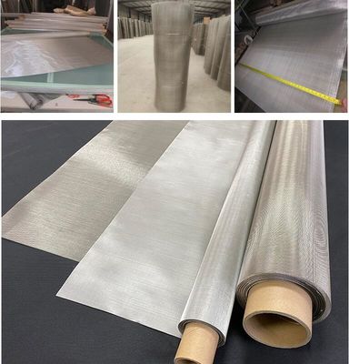 Drahtgewebe aus Edelstahl 304 316, 20-100 Mesh, Leinwandbindung für industrielle Filtration