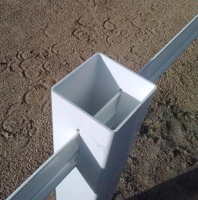 Rinder Vinyl 2 Schienen 3 Schienen Einfach zu montieren DIY PVC Ranch Schienenzaun