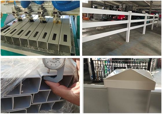 Pvc-Panel Bauernhof Zaun Garten Zaungitter Neue Privatsphäre Weiß Vinyl 2 Schienen Zaun