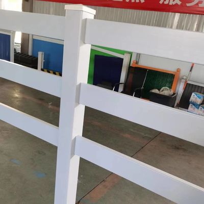 4 Fuß 5 Fuß Weiß 3 Schienen 4 Schienen PVC Kunststoff Vinyl Farm Zaun