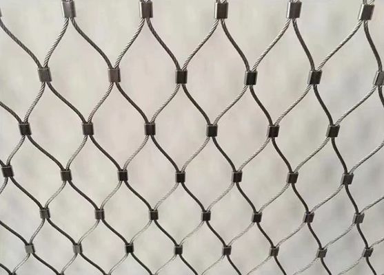 Schwarz oxidiertes Edelstahl-Kabelnetz 3mm für Dekoration