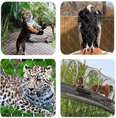 Rohrnetz aus Edelstahl 304/316 für Zoo-Gehege