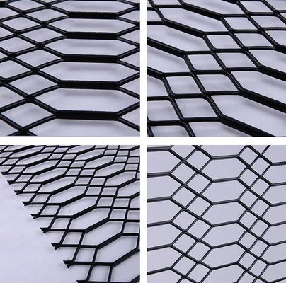 4mm Kohlenstoffstahl Gothic Streckmetallgitter für Dekoration