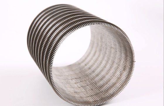 Keilförmiger Drahtsiebfilter aus Edelstahl 304/316, alkalibeständig