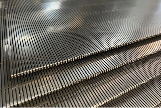 SS 304 0,2 mm Johnson Vee Wire Screen geschweißt