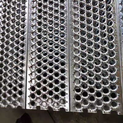 Runde Aluminium-Sicherheitsroste mit Lochung für Laufsteg-Plattformen