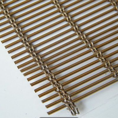 Architektonisches Flachdrahtnetz mit gekrempeltem Gewebe aus Edelstahl