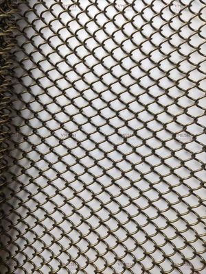 24inch Width Colored Stainless Steel Chain Link Curtain Fireplace Mesh Screen Curtain