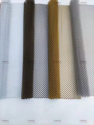 Dekorative Aluminium-Glas-Gitter-Spule-Dreperie Hotel-Metall-Dreperie-Kette-Mail-Gitter-Gürtel