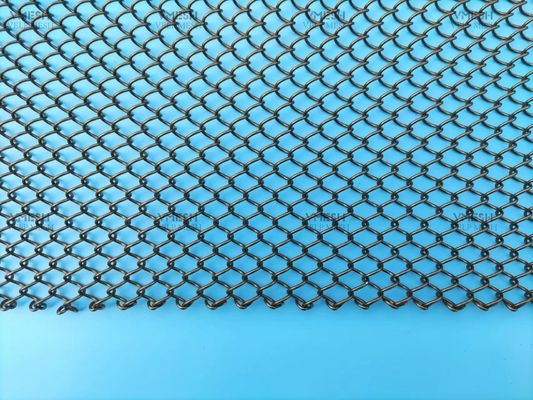 Dekorative Aluminium-Kettengardinen-Vorhang 1,2 mm-2 mm Draht