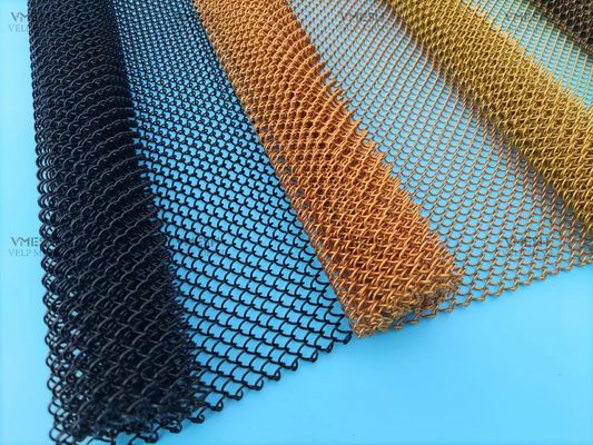 Dekorative Aluminium-Glas-Gitter-Spule-Dreperie Hotel-Metall-Dreperie-Kette-Mail-Gitter-Gürtel