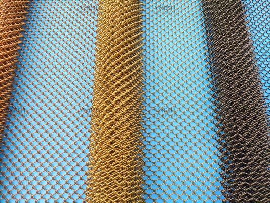 Metalldraperien Ketten-Mail Mesh Vorhang Metall Spulen Draperien Metall Mesh Vorhang Mesh für Raum Trennwand& Raum Trennwand