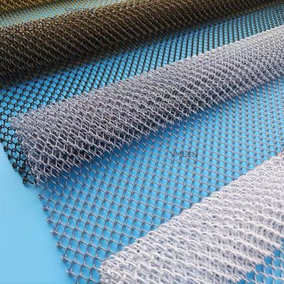 Kettenglied Metallnetz Raum Trennvorhang mit 6 * 6mm Mesh Größe