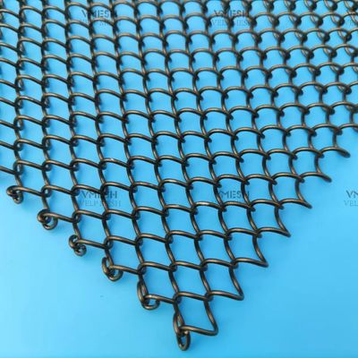 Metalldraperien Ketten-Mail Mesh Vorhang Metall Spulen Draperien Metall Mesh Vorhang Mesh für Raum Trennwand& Raum Trennwand