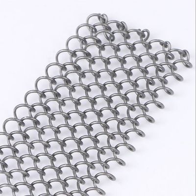 Goldfarbe Anti-Rost Aluminium Dekorationsnetz Metall Spulen Draperie